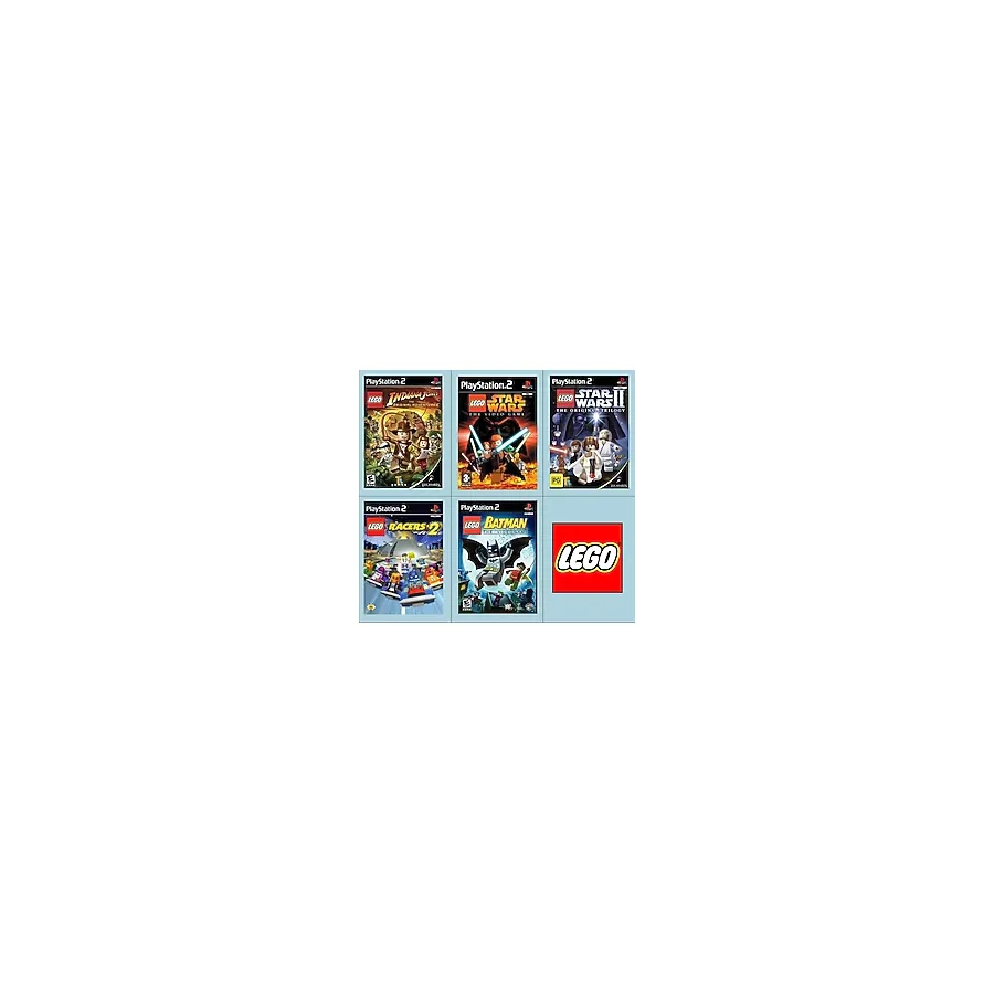 Activision Playstatıon 2 - LEGO Çocuk Oyunları Serisi 5 Oyunluk Set - Sadece Çipli Cihazlar İçin!