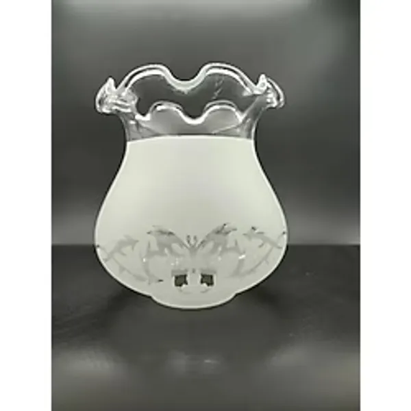 Ada Avize Fanus Mat Avize Camı (Boy 13 Cm,çap 11 Cm) - Mat Beyaz