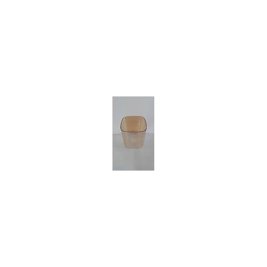 Ada Avize Kare Avize Camı Bal Rengi (Boyu 12CM,ENİ 10CM)