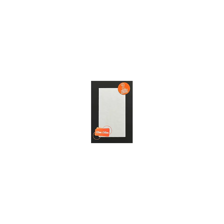 Adar 2 Ad Yapışkanlı Keçe Mobilya Masa Sandalye Parke Zemin Ayak Koruyucu Kaydırmaz Keçesi 120MM x 240MM - 001-Renkli - Beyaz