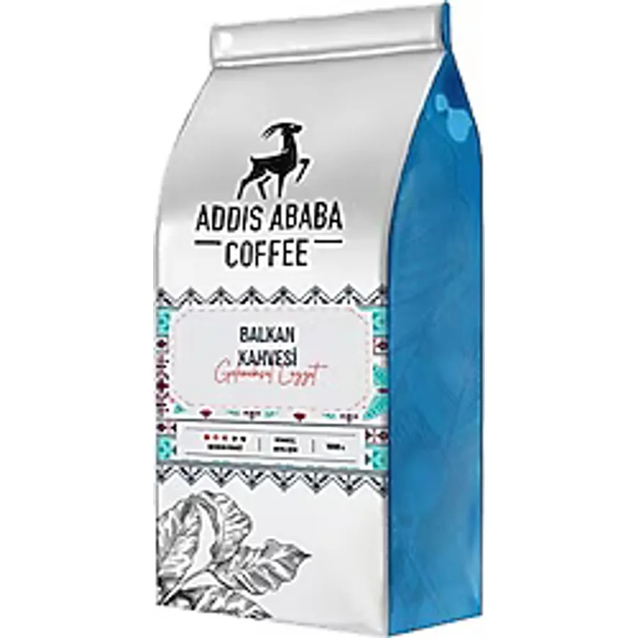 Addis Ababa Coffee Yöresel Balkan Kavrulmuş Çekirdek Kahve 1 kg