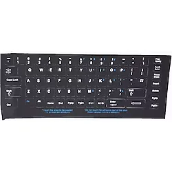 Addison 300164 Siyah İngilizce Q Klavye Sticker