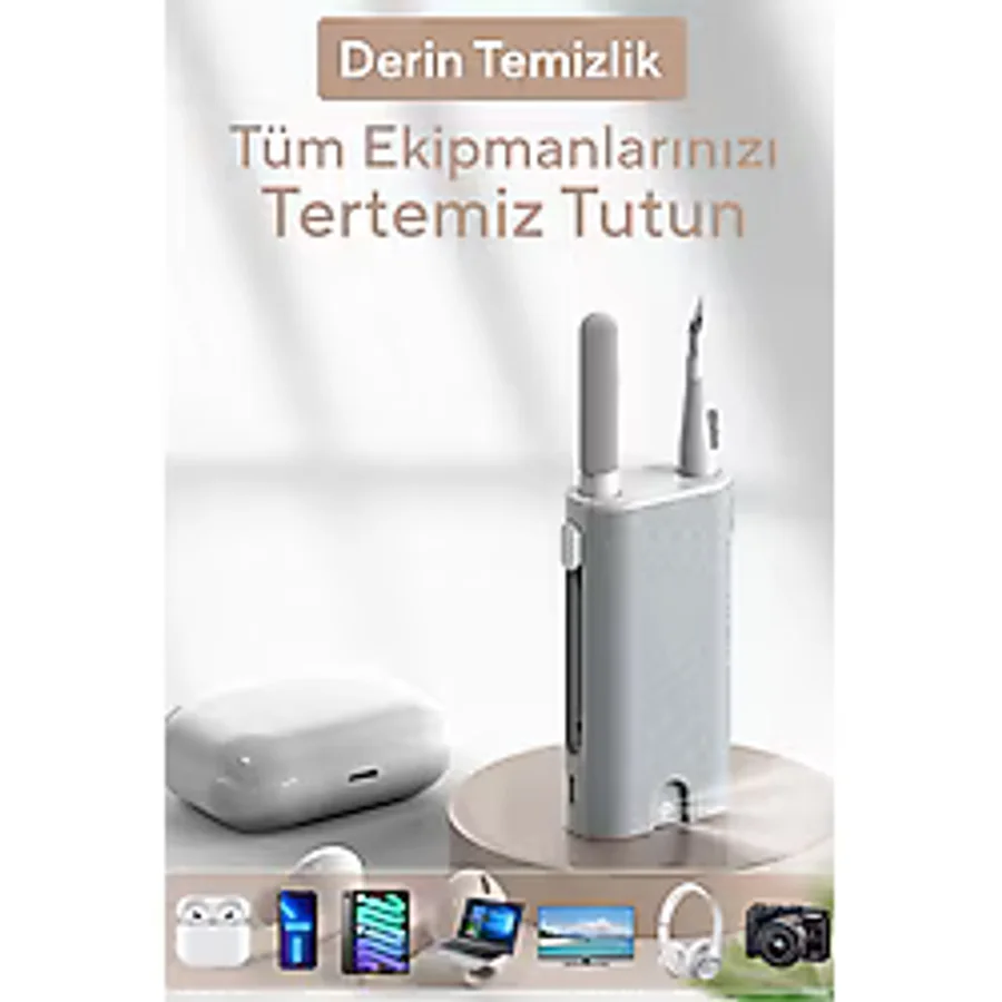 Addison Rampage Addison C02 Çok Fonksiyonlu Tüm Telefon Kulaklık Klavye Ve Ekran İçin Temizlik Kiti Temizleme Seti