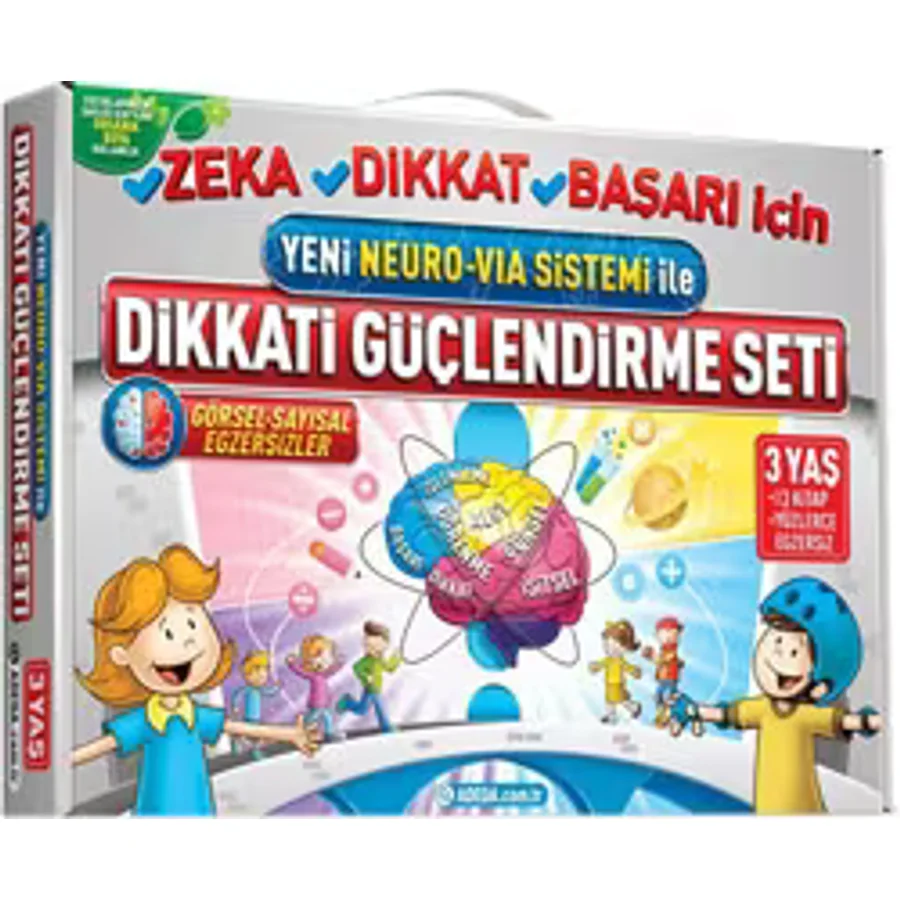 Adeda Yayıncılık Dikkati Güçlendirme Seti (3 Yaş) - Osman Abalı