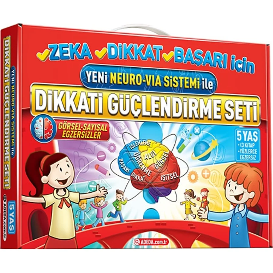 Adeda Yayıncılık Dikkati Güçlendirme Seti (5 Yaş) - Osman Abalı