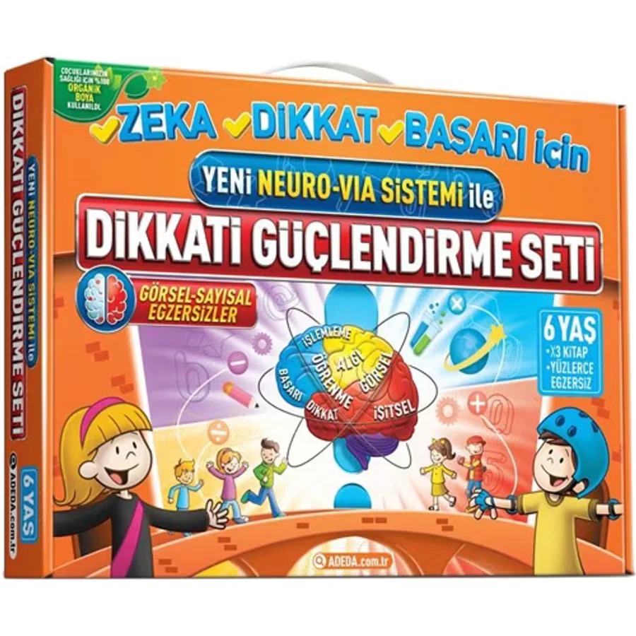 Adeda Yayıncılık Dikkati Güçlendirme Seti (6 Yaş) - Osman Abalı