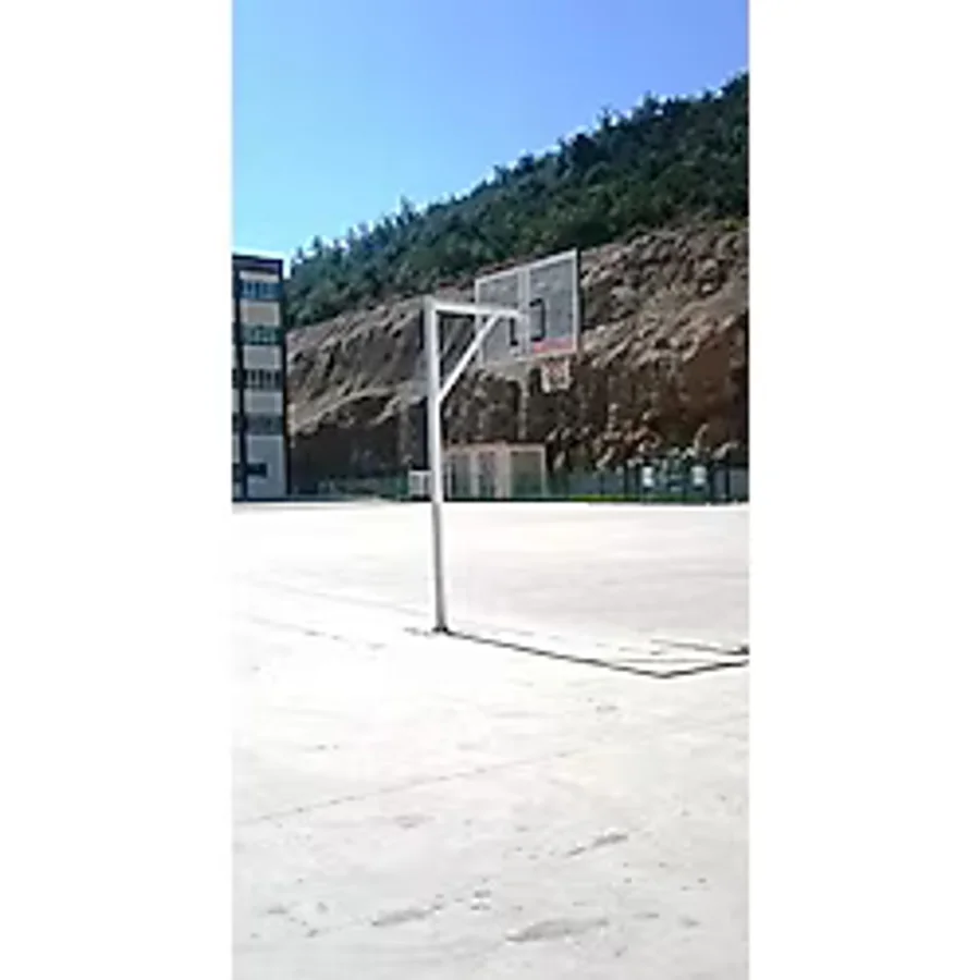 adelinspor Basketbol Potası Hidrolik Çember 105 x 180 10 mm Cam