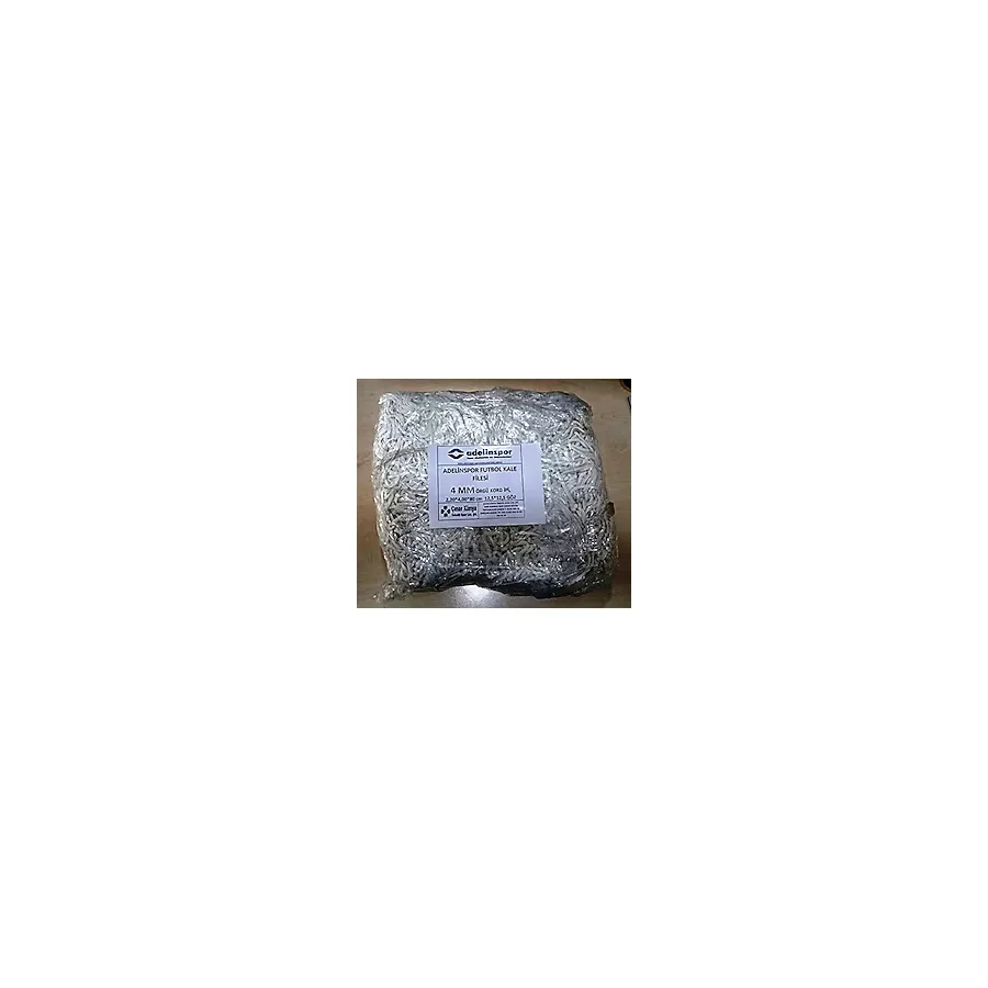 adelinspor Futbol Kale Filesi 4 mm Kord İpi 4,00 x 2,20 x 0,8 m