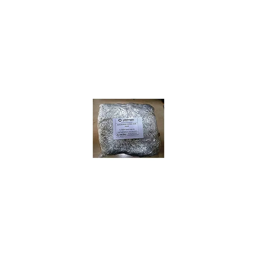 adelinspor Futbol Kale Filesi 4 mm Kord İpi 5,00 x 2,20 x 0,8 m