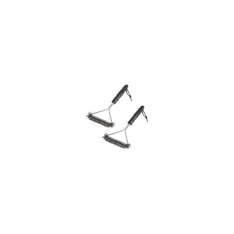Adet Izgara Fırçası, Izgara Fırçası, 30 cm Paslanmaz Çelik Izgara Temizleme Fırçası, Üçgen 360° Izgara, Tel Fırça, Kömür Mangalı İçin Mangal Aksesuarı, Küre Izgara, Temizleyici Fırça