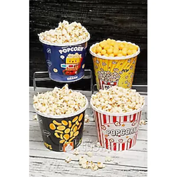 Adet Patlamış Mısır Kovası Popcorn Kutusu Seti, 7480000717427