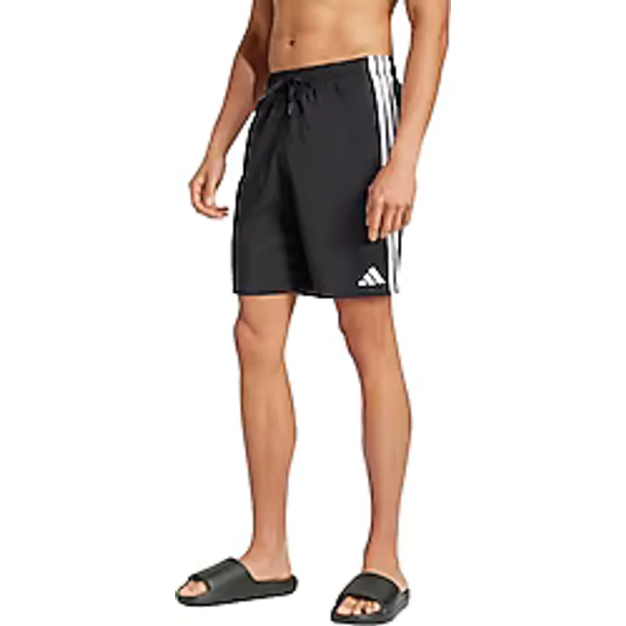 Adidas 3-Stripes 8-Inch JG1030 Siyah Erkek Deniz Şortu