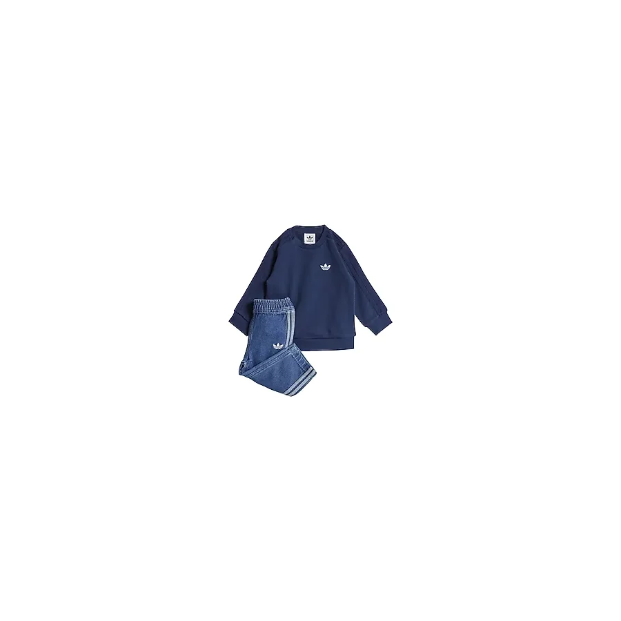 Adidas Denim Crew Set JD5826 Bebek Eşofman Takımı