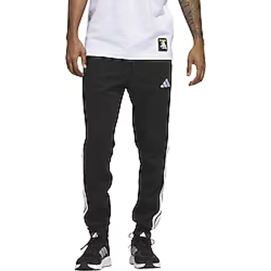 Adidas Essentials 3-Stripes Fleece JD1861 Siyah Erkek Eşofman Altı