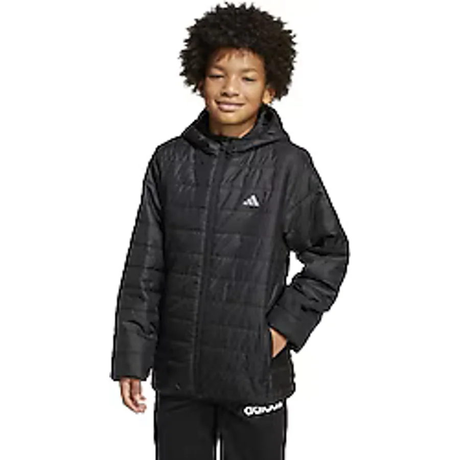 Adidas Essentials Light Padded Kapüşonlu Çocuk Şişme Mont