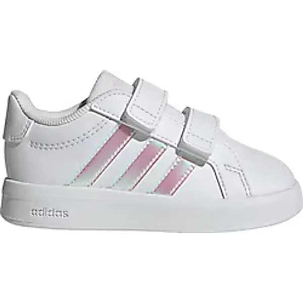 Adidas Grand Court 3.0 KJ0882 Beyaz-Pembe Bebek Spor Ayakkabı
