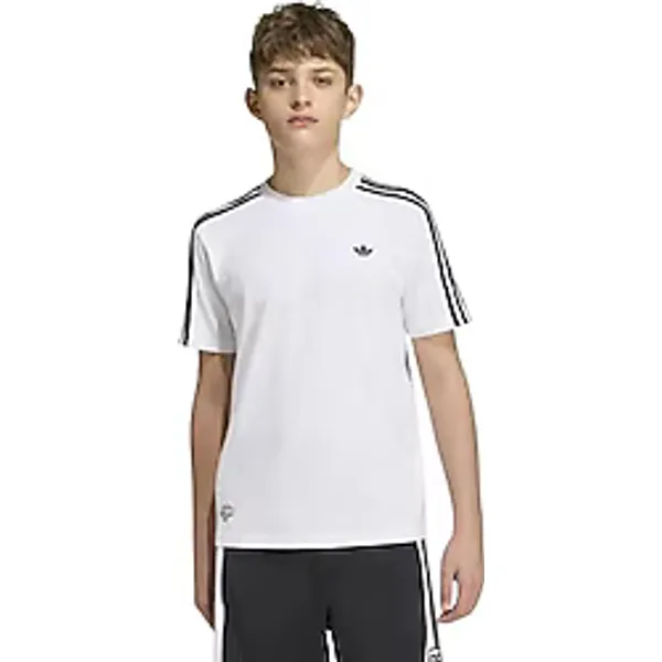 Adidas Graphic KW0651 Beyaz Kısa Kollu Bisiklet Yaka Çocuk Tişört