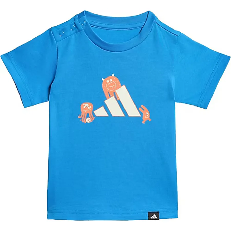 Adidas Infant Trio_NSTER Graphic KA0521 Mavi Bebek Tişört