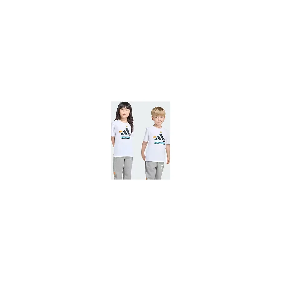 Adidas Minecraft Training Çocuk Tişört - 140 cm - Beyaz