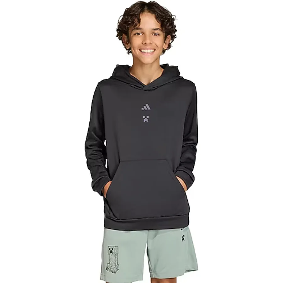 Adidas Minecraft Training KA0232 Kapüşonlu Çocuk Sweatshirt