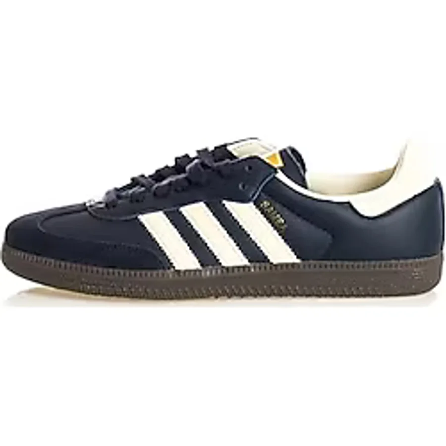 adidas Originals Erkek Samba Futbol Ayakkabısı, Gece Lacivert/Krem Beyaz/Sakız, 42 EU
