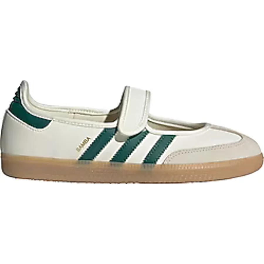 Adidas Samba Mary Jane IH6485 Beyaz-Yeşil Kadın Babet