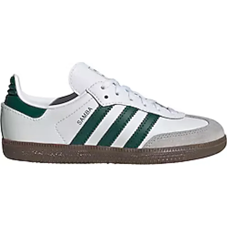 Adidas Samba OG JQ2840 Beyaz-Yeşil Çocuk Spor Ayakkabı