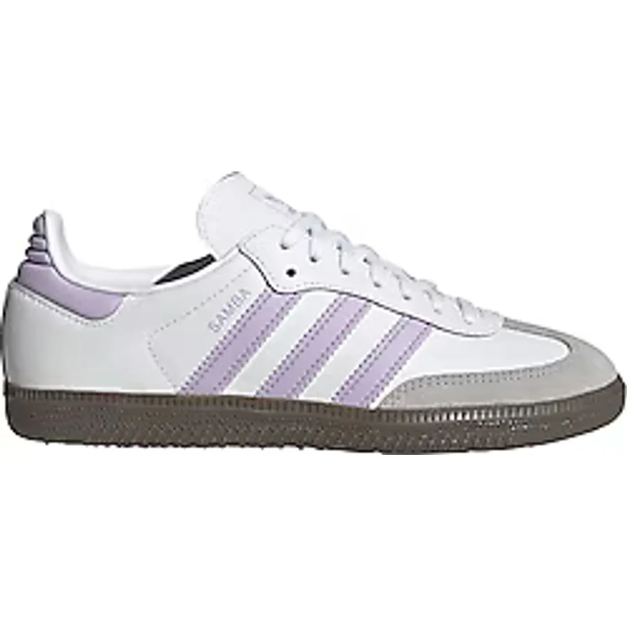 Adidas Samba OG JQ2842 Beyaz-Mor Çocuk Spor Ayakkabı