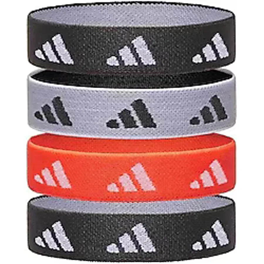 Adidas Siyah Beyaz Kırmızı Saç Tokası ADAC-16210