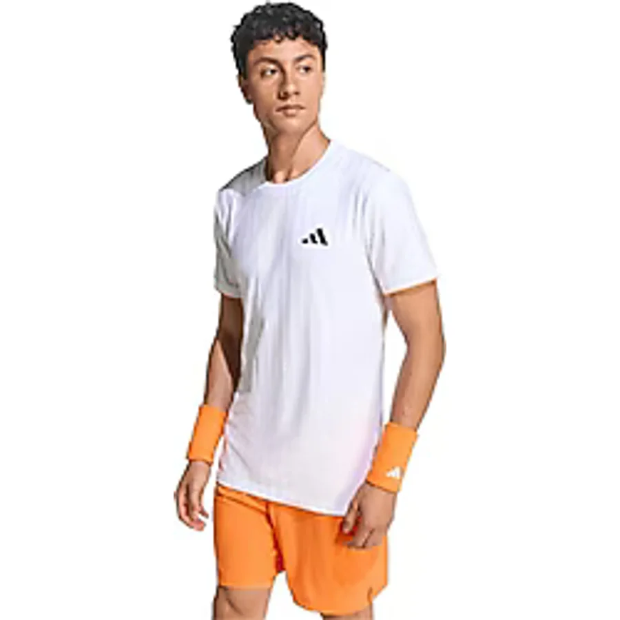 Adidas Tennis Climacool Freelift Pro KG6054 Beyaz Kısa Kollu Bisiklet Yaka Erkek Spor Tişört