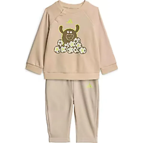Adidas Trio_Nster Monster Jogger KQ9599 Bej Bebek Eşofman Takımı