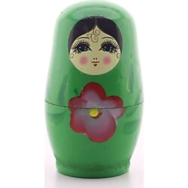 Adm Store Matruşka Bebek Yeşil Ahşap Iç Içe Tombullar Set 4lü