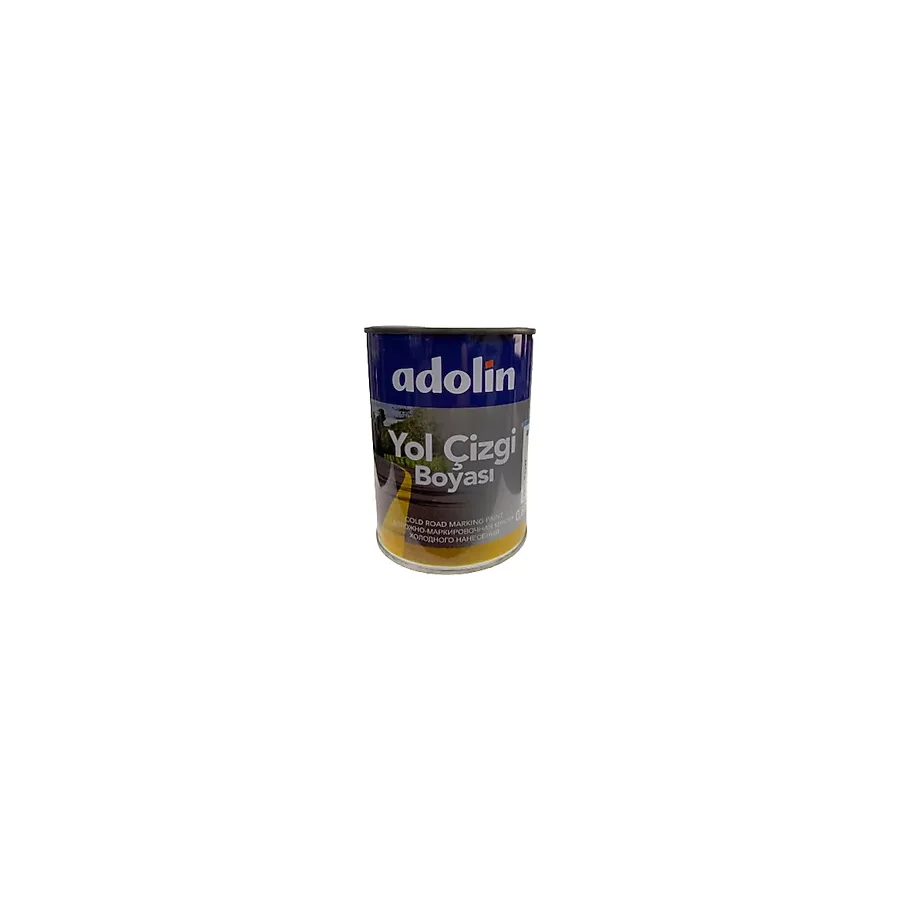 Adolin Yol Çizgi Boyası Beyaz Sarı Yeşil 0.875 KG beyaz