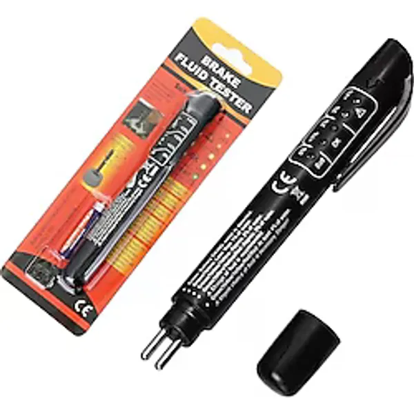AEE Elektronik Fren Hidroliği Kalite Kontrol Test Kalemi Aleti - DOT 3 / DOT 4 / DOT 5.1 Uyumlu, 5 LED Göstergeli Fren Yağı Nem Ölçer (Pil Dahil Değil)