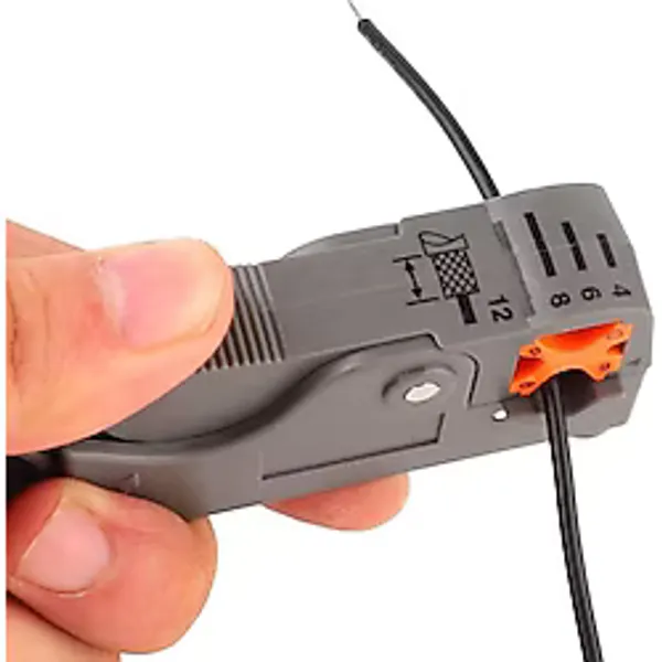 AEE Mini Kablo Sıyırma Pensesi - Ayarlanabilir Rotary Wire Stripper, Koaksiyel Kablo Soyucu, RJ45 RJ11 Cat5 Cat6 Uyumlu