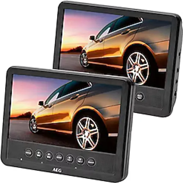 AEG DVD4555 Koltuk Başlığı Monitör DVD USB AUX - Araç İçi Multimedya Ekran 12V Çakmaklık (Kullanılmış Tam Çalışır)
