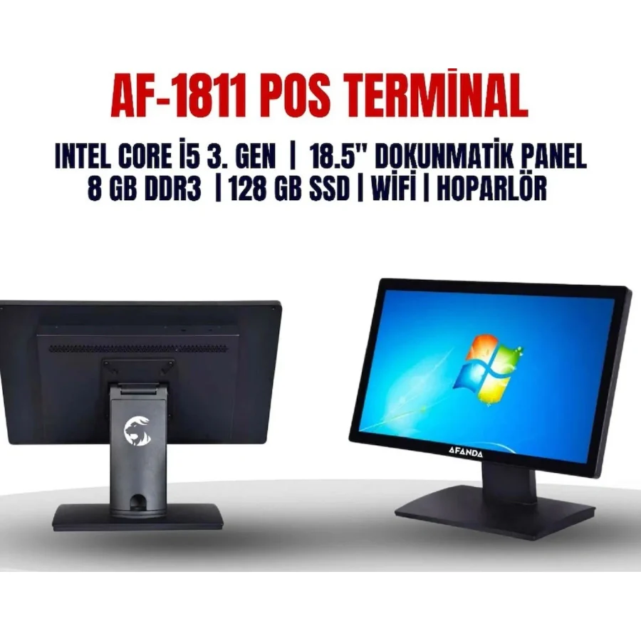 AFANDA AF1811 18.5" DOKUNMATİK 11.6" MÜŞTERİ EKRANI