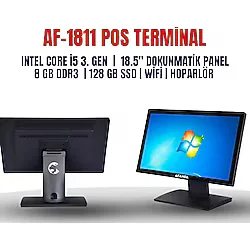 AFANDA AF1811 18.5" DOKUNMATİK 11.6" MÜŞTERİ EKRANI