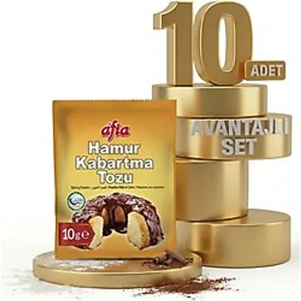 Afia Hamur Kabartma Tozu Poşet 10x10lu