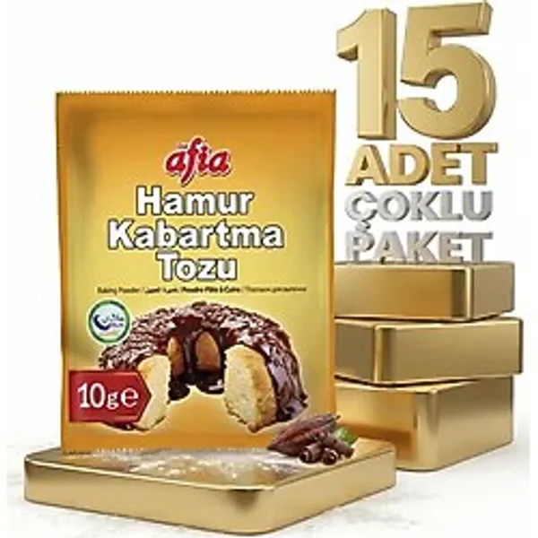 Afia Hamur Kabartma Tozu Poşet 15x10lu