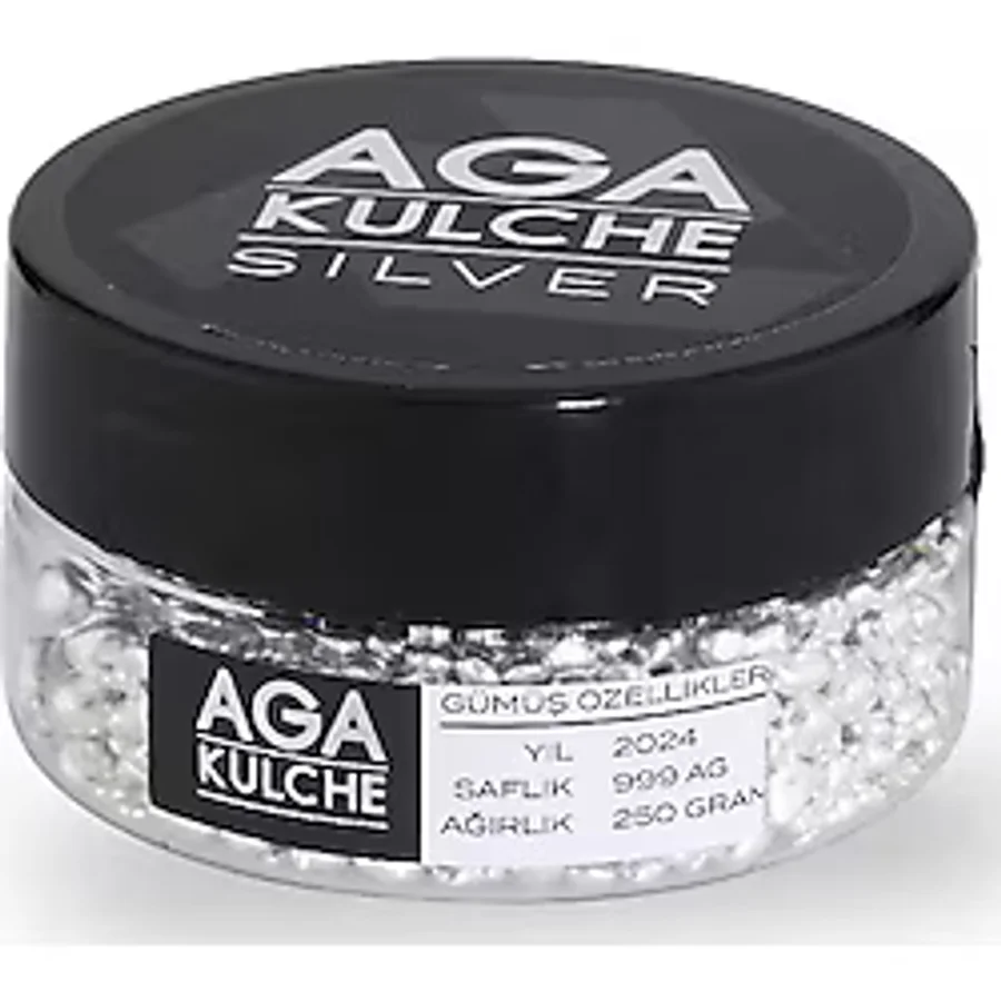 AgaKulche 250 Gram (999) Granül Gümüş