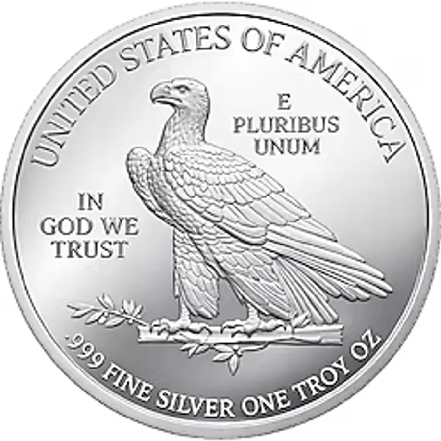AgaKulche Amerikan Kartalı Gümüş Sikke Coin