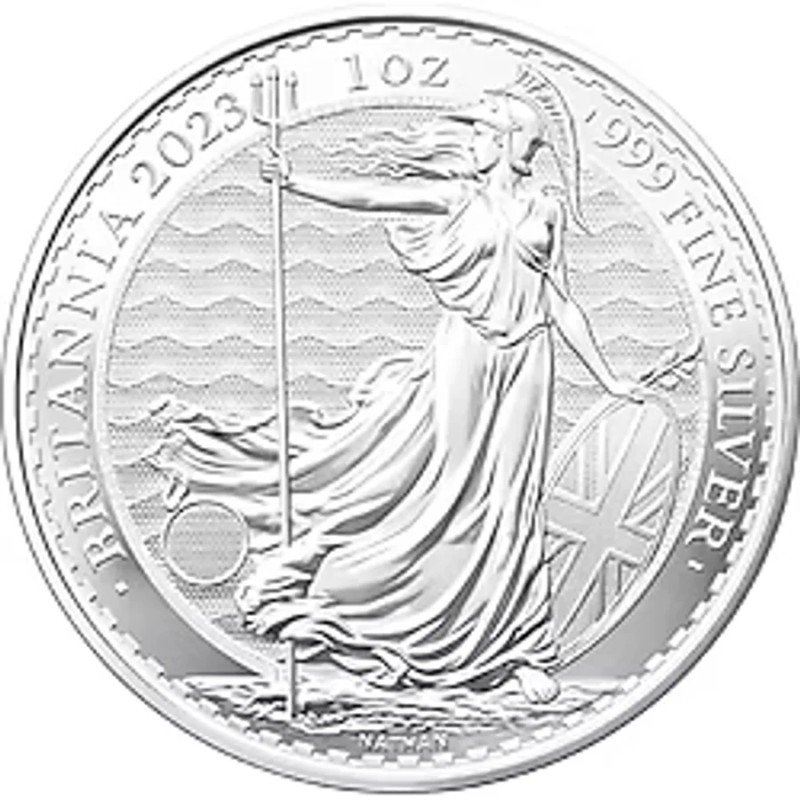 AgaKulche Büyük Britanya Kraliçe II. Elizabeth 2023 1 Ons Gümüş Sikke Coin