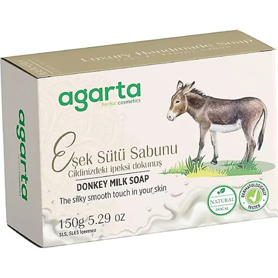 Agarta Doğal El Yapımı Eşek Sütü 150 gr Sabun