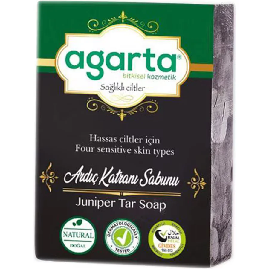 Agarta El Yapımı Doğal Ardıç Katranı 150 gr Sabun