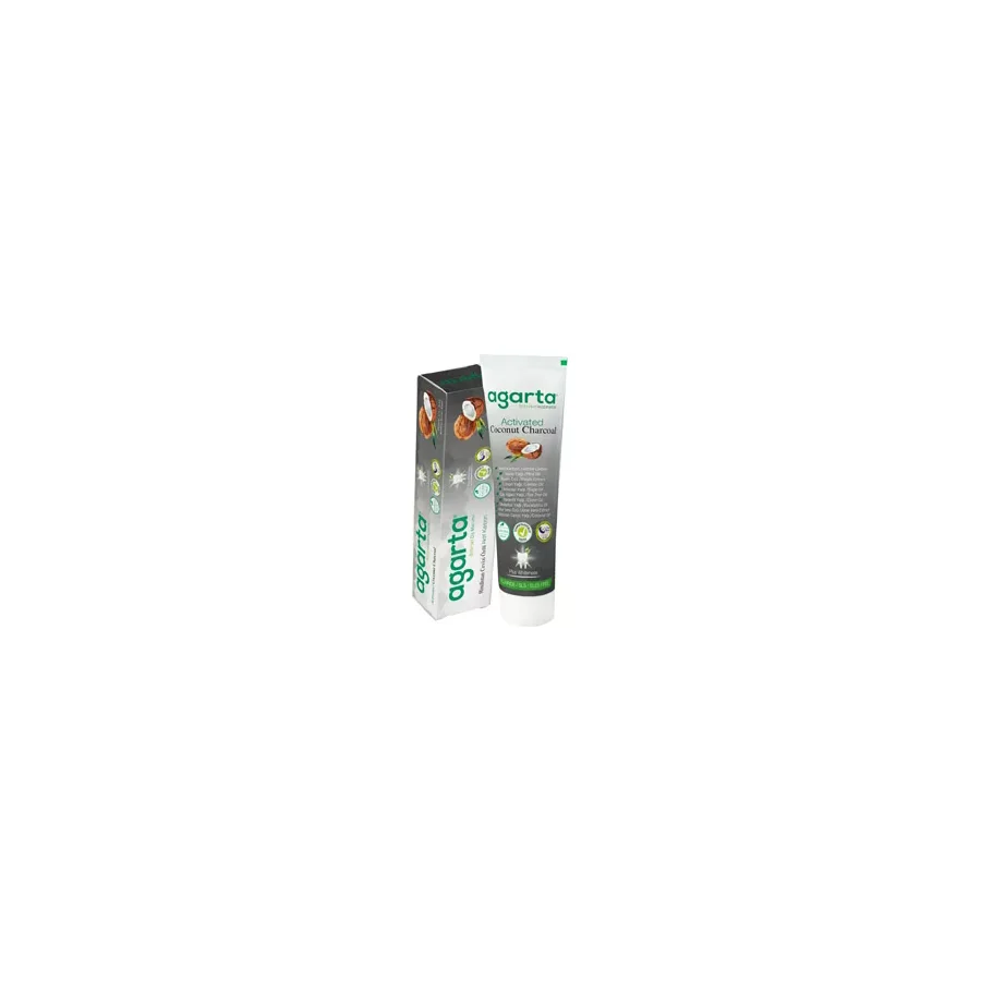 Agarta Hindistan Cevizi Özlü Aktif Karbon 100 ml Florürsüz Diş Macunu