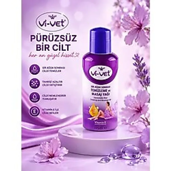 Ağda Sonrası Temizleme Ve Masaj Yağı E Vitamini 125ml