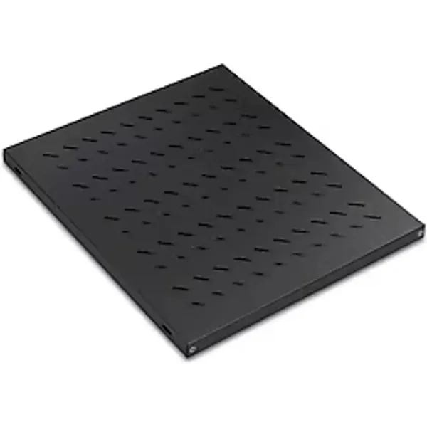 AGER Dikili Tip 19" 1U D600mm için Sabit Siyah Raf Modülü AA-SBT60-A-S1