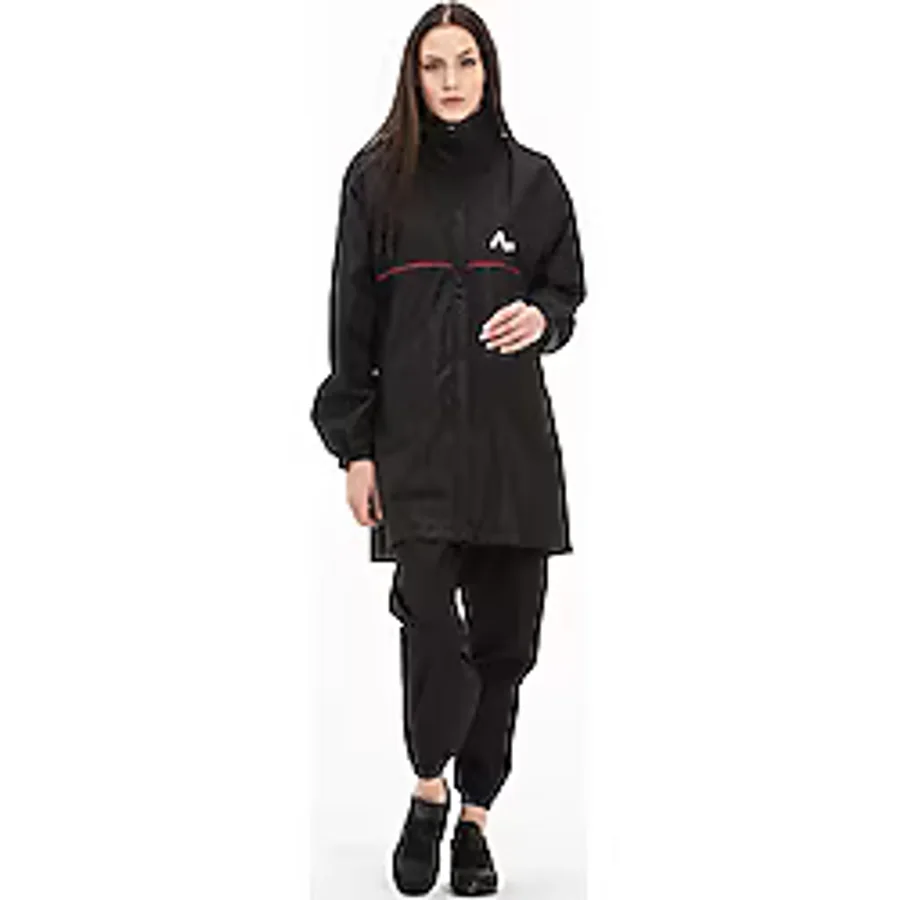 Agila Tunik Model Sauna Eşofman, Terleme Eşofmanı, Siyah - XL