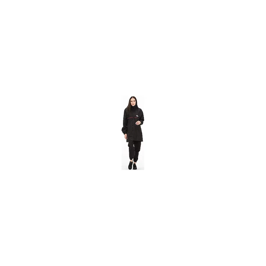 Agila Tunik Model Sauna Eşofman, Terleme Eşofmanı, Siyah - XXL